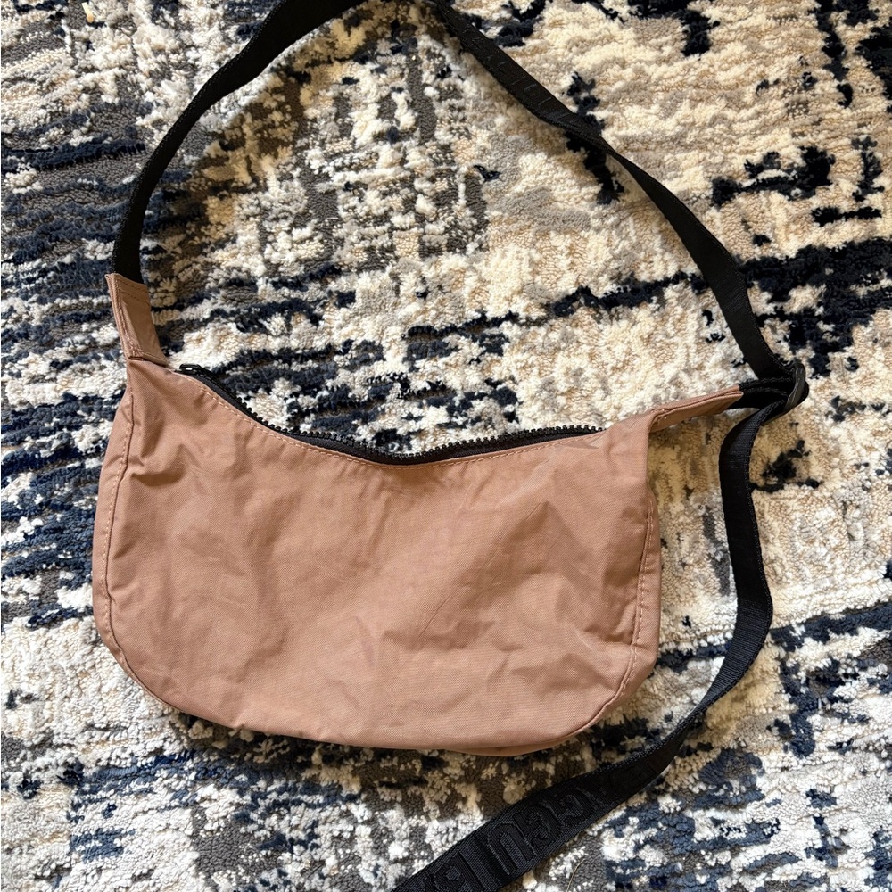 Baggu I DEADSTOCK in Cocoa I Small Crescent Crossbody Bag